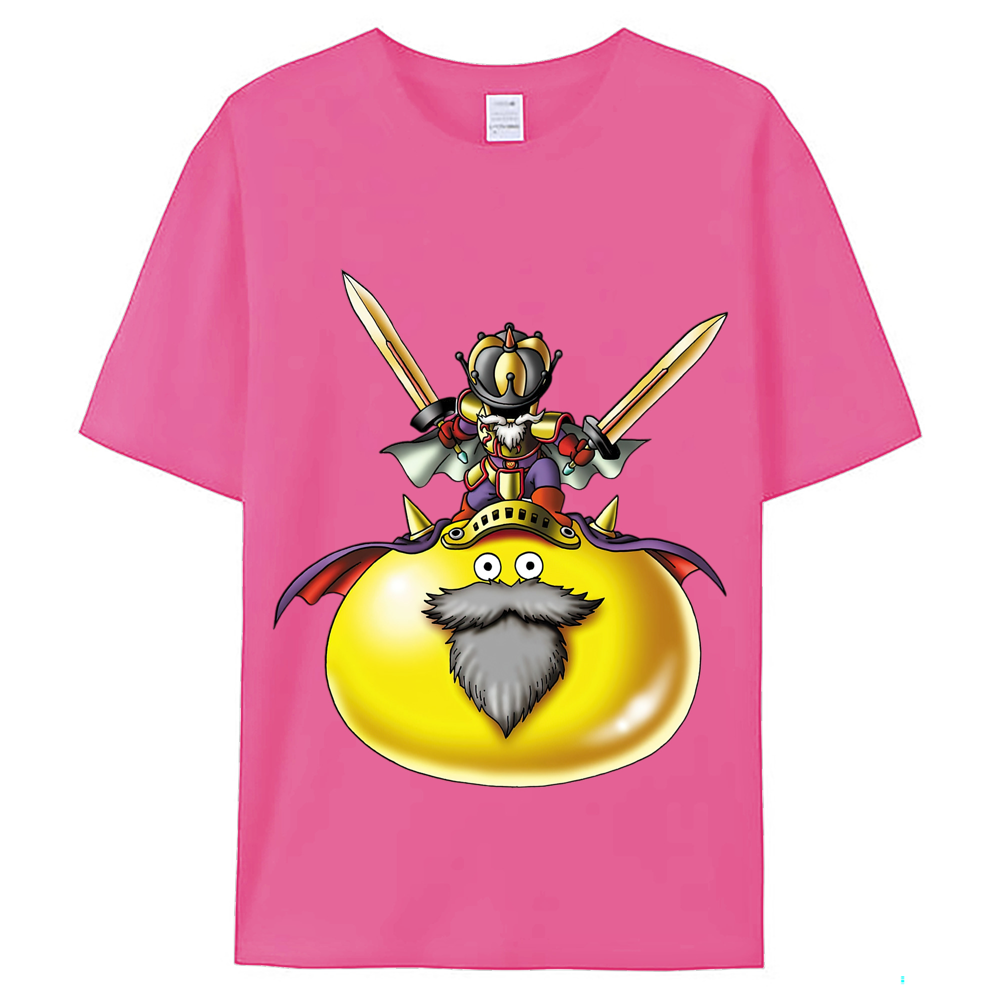 （画像用） ドラゴンクエスト Doragon Kuesuto Dragon Quest レディースカジュアルプリントTシャツ（綿100％）